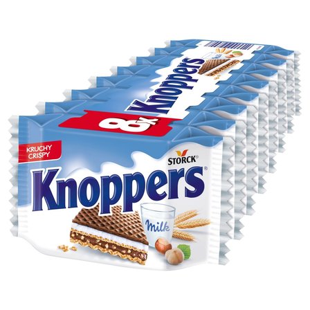 Knoppers Wafelek mleczno-orzechowy 200 g (8 sztuk) (1)