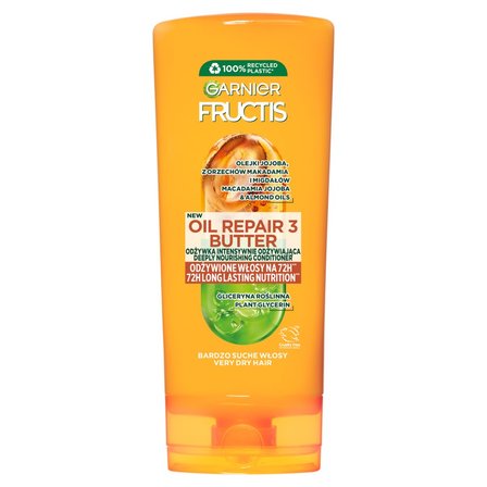 Garnier Fructis Oil Repair 3 Butter Odżywka wzmacniająca do włosów suchych i zniszczonych 200 ml (1)