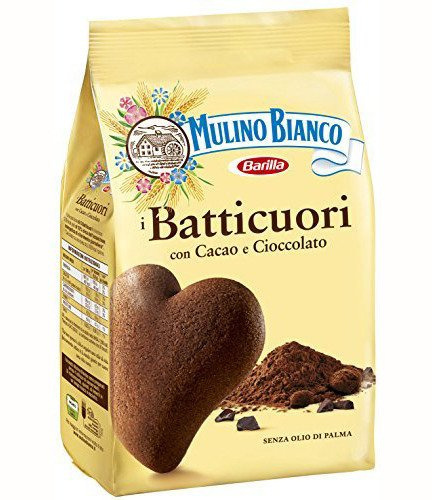 Mulino Bianco Batticuori - ciasteczka kruche kakaowe 350g (1)