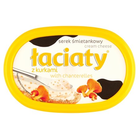 Łaciaty Serek śmietankowy z kurkami 135 g (1)