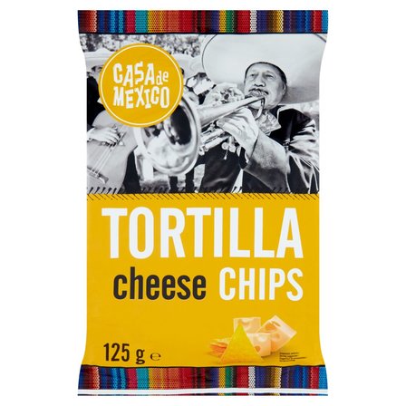 Casa de Mexico Tortilla Chipsy kukurydziane o smaku sera 125 g (1)