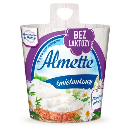 Almette Puszysty serek twarogowy śmietankowy bez laktozy 150 g (1)