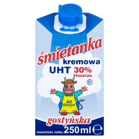 SM Gostyń Śmietanka gostyńska kremowa 30 % 250 ml (1)