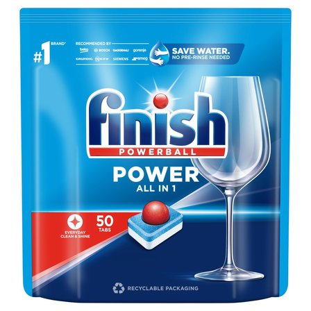 FINISH Tabletki do zmywarki Power All-in-1 Fresh 50 szt (1)