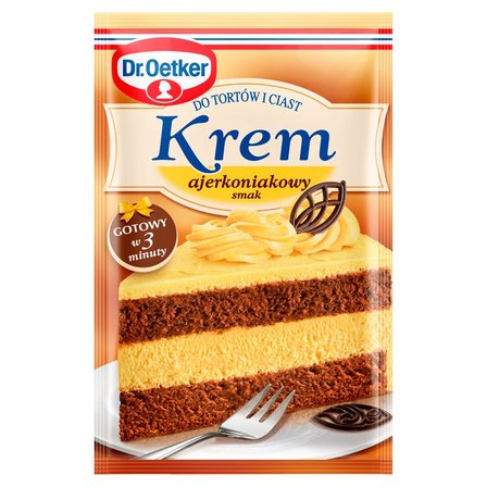 Dr. Oetker Krem do tortów i ciast smak ajerkoniakowy 120 g (2)