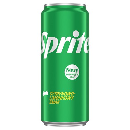 Sprite Napój gazowany cytrynowo-limonkowy smak 330 ml (1)