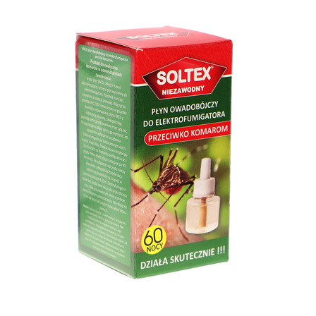 Soltex pyn owadobójczy do elektrofumigatora przeciwko komarom 45ml (11)