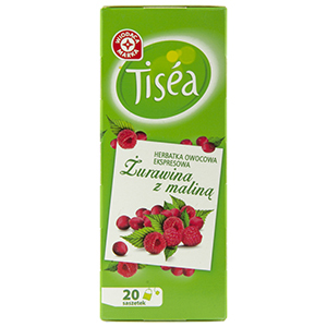 WIODĄCA MARKA Tisea Herbatka owocowa Żurawina z maliną (20 tb.) (1)