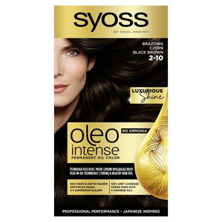 Syoss Oleo Intense Farba do włosów 2-10 brązowa czerń (1)
