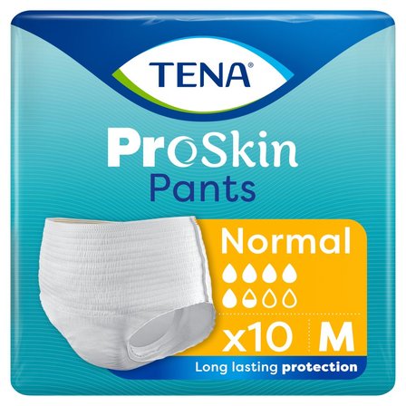 TENA ProSkin Pants Normal Wyrób medyczny majtki chłonne M 10 sztuk (2)