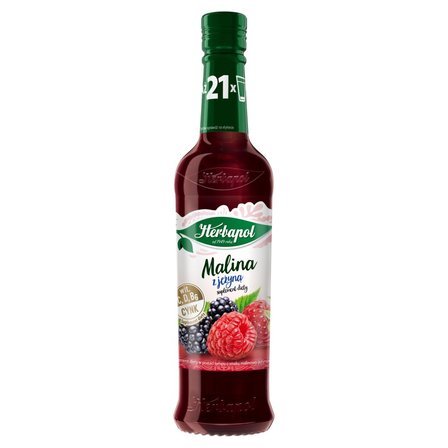 Herbapol Suplement diety malina z jeżyną 420 ml (1)