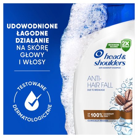 Head & Shoulders Anti Hair Fall Szampon przeciwłupieżowy – usuwa do 100% łupieżu, 400 ml (2)