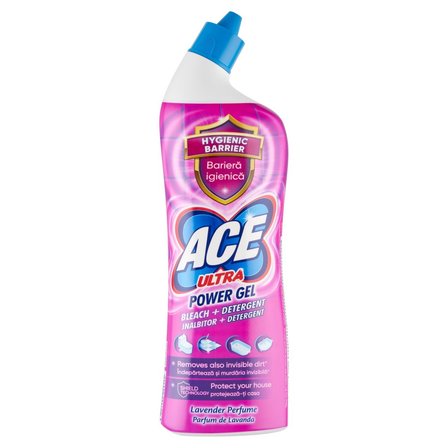 Ace Ultra Power Gel Lavender Perfume Wybielacz i detergent 750 ml (1)