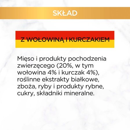 Gourmet Gold Karma dla kotów podwójna przyjemność wołowina i kurczak 85 g (6)