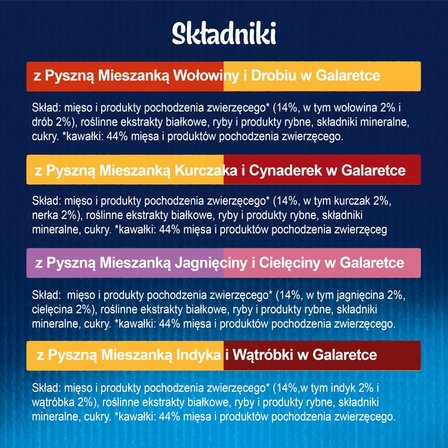 Felix Duo Karma dla kotów wiejskie smaki w galaretce 1,02 kg (12 x 85 g) (6)