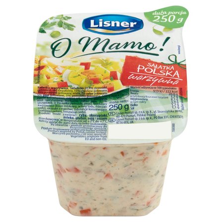 Lisner O Mamo! Sałatka polska warzywna 250 g (2)
