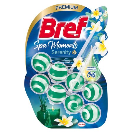 Bref WC Spa Moments Serenity Zawieszka myjąco-zapachowa do muszli WC 2 x 50 g (1)