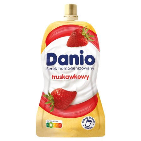 Danio Serek homogenizowany truskawkowy 120 g (1)