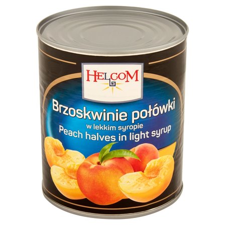 Helcom Brzoskwinie połówki w lekkim syropie 820 g (2)