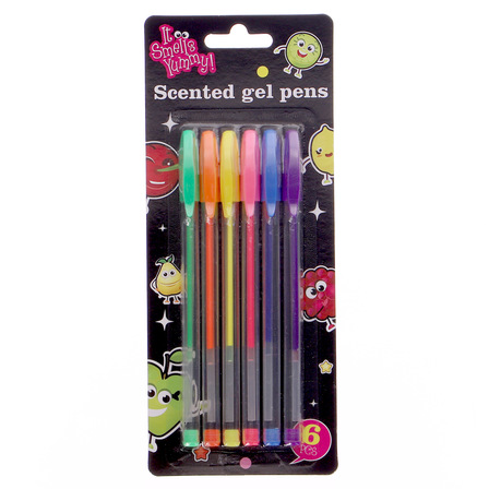 Długopisy żelowe zapachowe 6 sztuk (1)