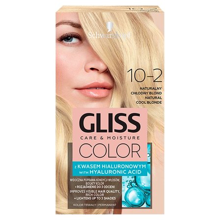 Schwarzkopf Gliss Color Farba do włosów naturalny chłodny blond 10-2 (1)