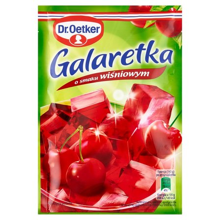 Dr.Oetker Galaretka o smaku wiśniowym 72 g (1)