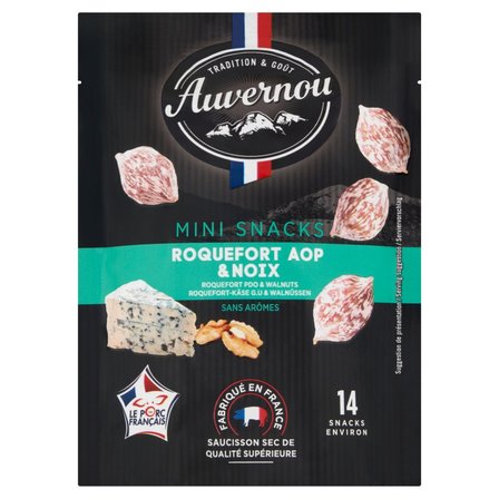 Auvernou Mini snack z roquefort i orzechem włoskim 0,075 kg (1)