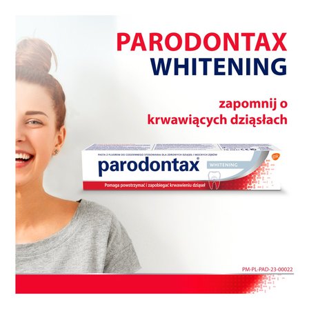 Parodontax Whitening Wyrób medyczny pasta do zębów z fluorkiem 75 ml (7)