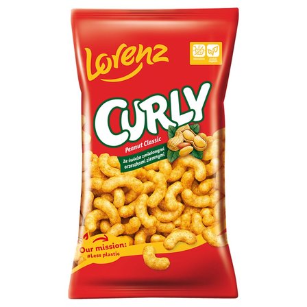 Curly Chrupki kukurydziane ze świeżo zmielonymi orzeszkami ziemnymi 120 g (1)