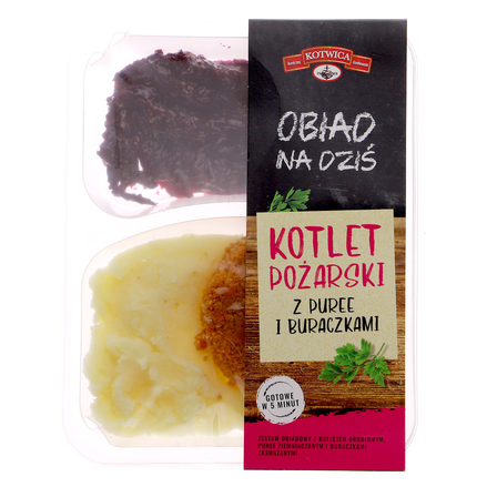 Kotwica kotlet pożarski z puree i buraczkami 400g (1)