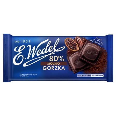 E. Wedel Czekolada mocno gorzka 80 % 80 g (1)