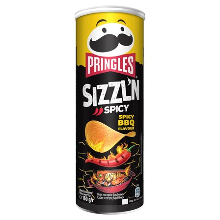 Pringles Sizzl'n Spicy BBQ Przekąska 160 g (1)