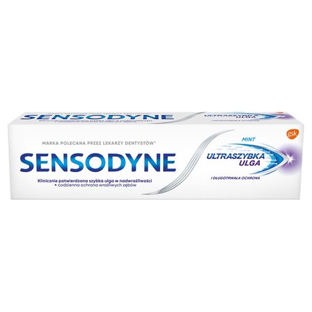 Sensodyne Ultraszybka Ulga Wyrób medyczny pasta do zębów z fluorkiem 75 ml (1)