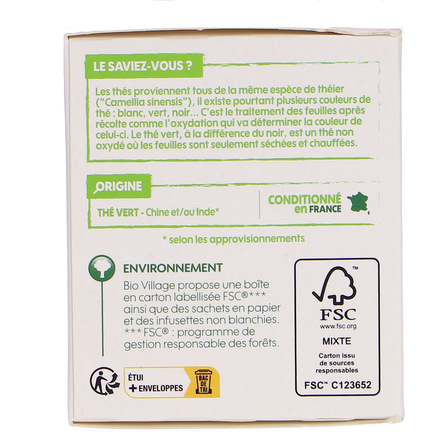 Wiodąca marka Bio ekologiczna herbata zielona breakfast 36g (3)