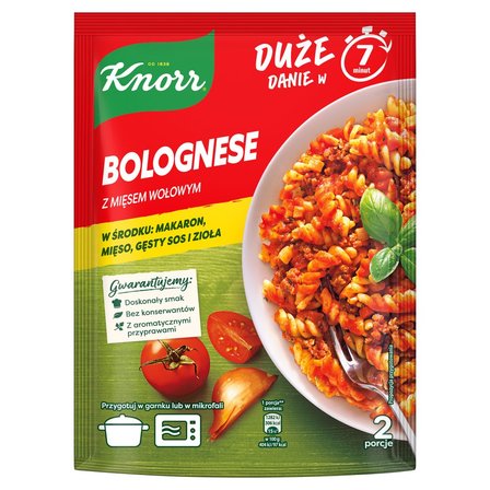 Knorr Makaron bolognese z mięsem wołowym 160 g (1)