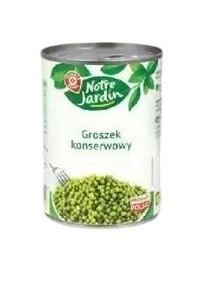 Wiodąca marka groszek konserwowy 400g (1)