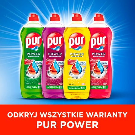 Pur Power Raspberry & Red Currant Płyn do mycia naczyń 750 ml (4)