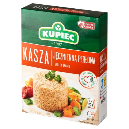 Kupiec Kasza jęczmienna perłowa 400 g (4 x 100 g) (2)