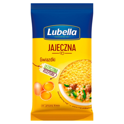 Lubella Jajeczna Makaron gwiazdki 250 g (2)