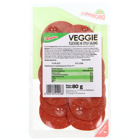 Drobimex Veggie Pasterki w stylu salami 80 g (2)