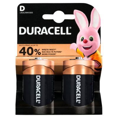 Duracell D 1,5 V Bateria alkaliczna 2 sztuki (1)