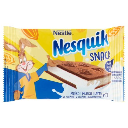 Nestlé Nesquik Snack Biszkopt z kremowym nadzieniem mlecznym 26 g (1)