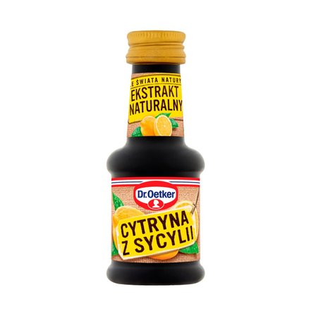 Dr. Oetker Ze świata natury Ekstrakt naturalny cytryna z Sycylii 30 ml (2)