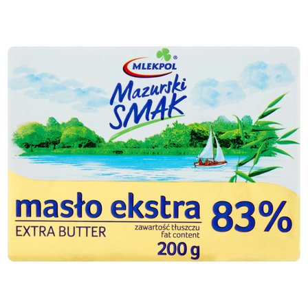 Mlekpol Mazurski Smak Masło ekstra 200 g (1)