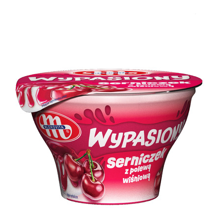 Mlekovita wypasiony serniczek z polewą wiśniową 150g (1)