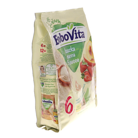 BoboVita Kaszka manna 3 owoce po 6 miesiącu 180 g (10)