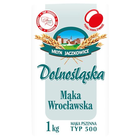 Młyn Jaczkowice Dolnośląska Mąka wrocławska pszenna typ 500 1 kg (1)