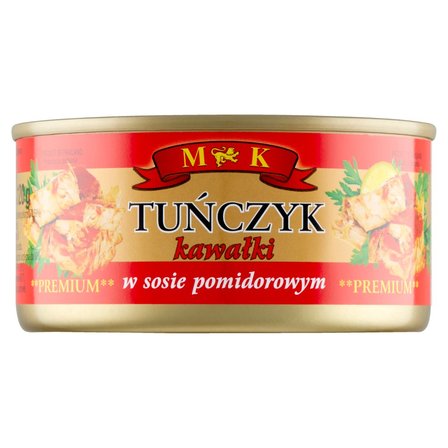 MK Tuńczyk kawałki w sosie pomidorowym 170 g (1)