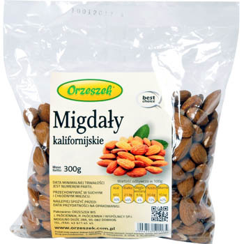 ORZESZEK MIGDAŁY KALIFORNIJSKIE 300G (1)