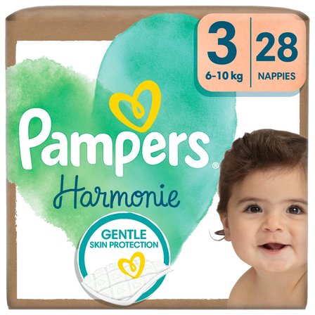 Pampers Harmonie Baby Pieluszki, rozmiar 3, 28 sztuk, 6kg-10kg (2)